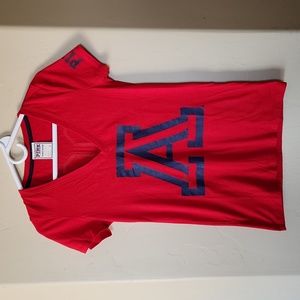 Pink Victoria's Secret Arizona U of A T_Shirt. Pink Collegiate Size S